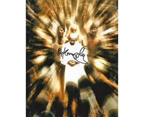 Ben Kingsley signed Gandhi 10x8 colour photo. Sir Ben Kingsley born Krishna Pandit Bhanji; 31 December 1943 is an English act