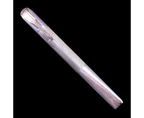 A 1940s Vernon's patent silver K Knife, 10 cm with blade retracted