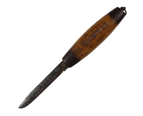 A vintage Swedish barrel knife by Engstrom of Eskilstuna, 22 cm open
