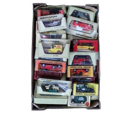 A large group of vintage Matchbox Models of Yesteryear diecast cars 