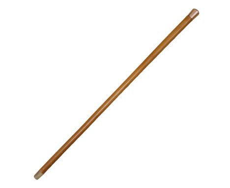 An early 20th Century 9 ct gold mounted Henry Howell &amp; Co Ltd / J Howell &amp; Co Ltd walking cane, 88 cm