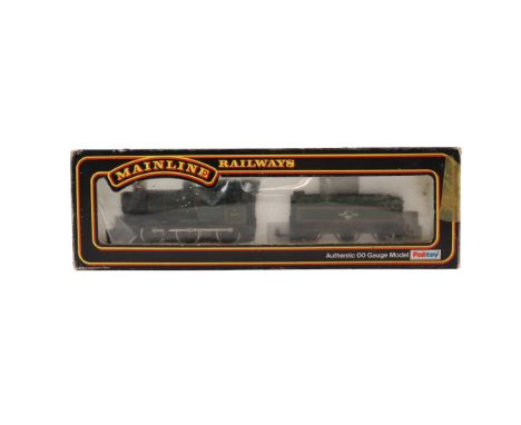 A Mainline model railway locomotive and tender, 0-6-0 Class Collett, British.Rail Green