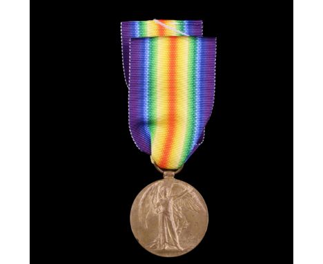 A Victory medal to 40473 Private R G Vaughan, York and Lancaster Regiment 