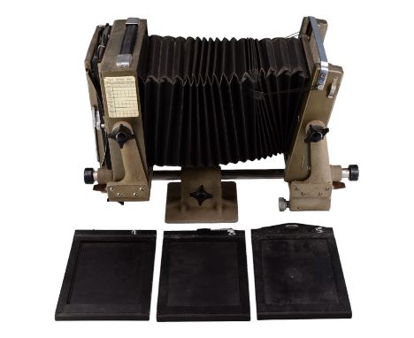 A Kodak Specialist 3 camera and plates, 52 cm x 35 cm [A half Plate version of the Kodak Master View 4x5, which went on to be