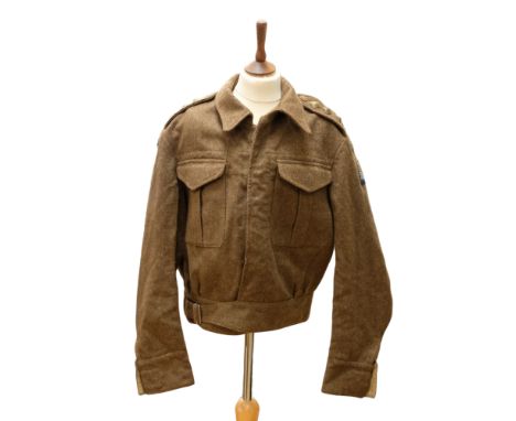 A Second World War Royal Indian Army Service Corps Air Despatch Battledress Blouse