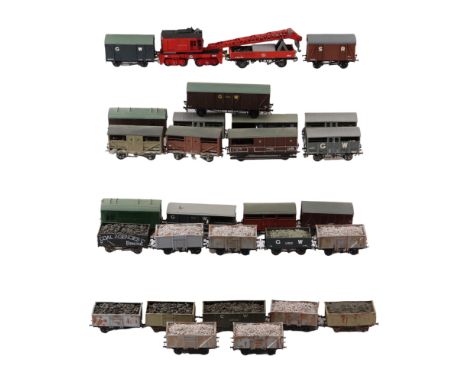 A quantity of EM gauge model railway rolling stock