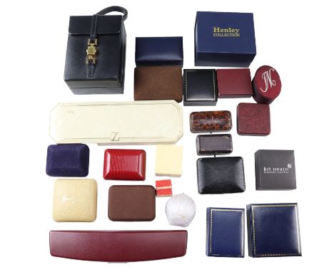 A group of vintage and later jewellery and similar boxes
