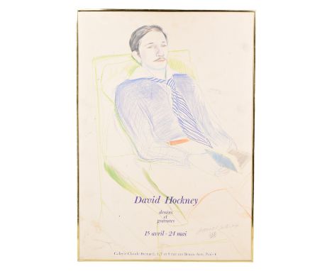 After David Hockney (Bradford, 1937)"Dessin et Gravures, 15 avril - 24 mai, Galerie Claude Bernard, 5, 7 et 9 rue des Beaux-A