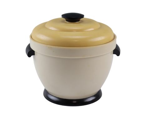A Thermos model no. 931 Art Deco style composition ice bucket, circa 1950s