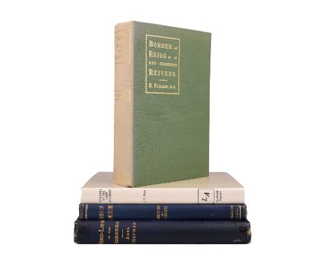 Four books on the Lake District and Border Reivers including R Borland D D "Border Raids and Reivers", 1910, and Abel Chapman