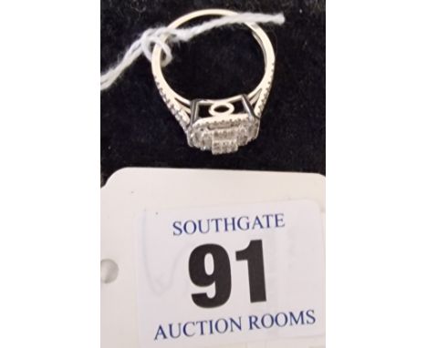 14CT DIAMOND RING SIZE N