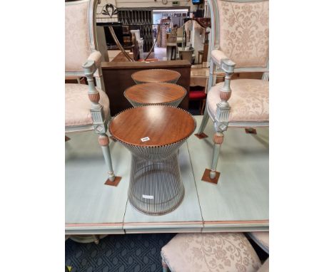 WARREN PLANTER SIDE TABLES FOR KNOLL (X3)