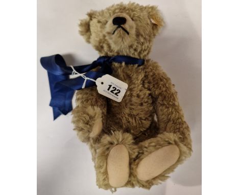 STEIFF TEDDY BEAR CIRCA 1950'S WITH STEIFF BUTTON AND GROWL