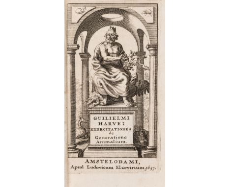 Physiology.- Embryology.- Harvey (William) Exercitationes de generatione animalium, engraved additional pictorial title depic