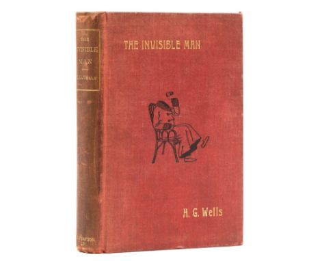 Wells (H.G.) The Invisible Man, first edition, half-title, title in red and black, 2pp. advertisements at end, toning to marg