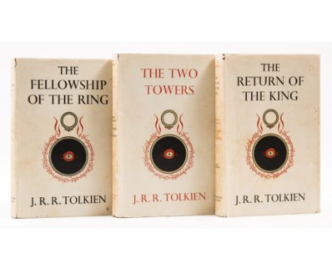 Tolkien (J.R.R.) The Lord of the Rings, 3 vol., comprising The Fellowship of the Ring, second impression, small ink ownership