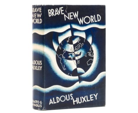 Huxley (Aldous) Brave New World, first edition, internally fine, original cloth, spine lightly sunned, dust-jacket, price-cli