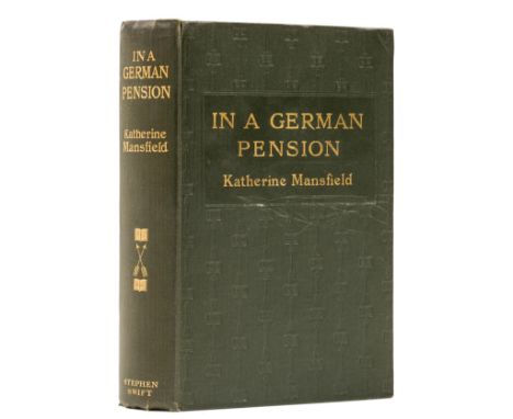 Mansfield (Katherine) In a German Pension, first edition, half-title, 4pp. advertisements and 32pp. publisher's catalogue at 