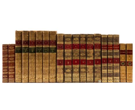 Classics.- Lucretius Carus (Titus) De la Nature des Choses, 2 vol., with notes by  M. L G [La Grange], half-titles, engraved 