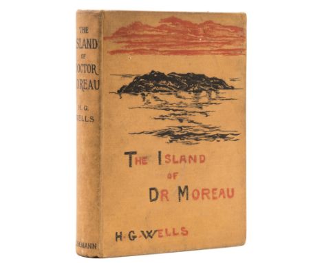 Wells (H.G.) The Island of Dr Moreau, first edition, half-title, frontispiece, 33pp. advertisements at end, light browning to