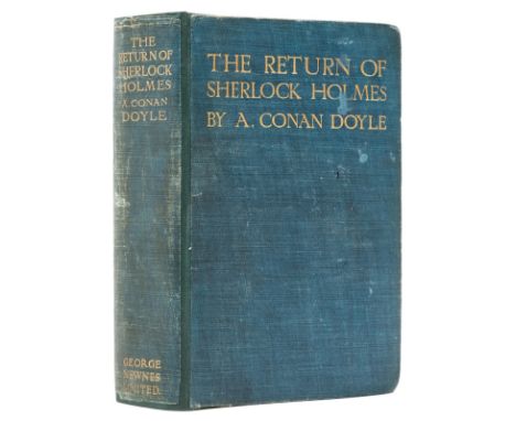 Doyle (Sir Arthur Conan) The Return of Sherlock Holmes, first edition, half-title, 16 plates by Sidney Paget, 4pp. advertisem