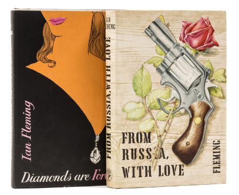 Fleming (Ian) Diamonds are Forever, first edition, light spotting to first few pages, original boards with silver diamond to 