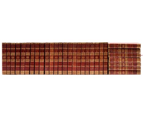 Cicero (Marcus Tullius) Oeuvres Complètes, 30 vol., translated by Jos.-Vict. Le Clerc, half-titles, engraved portrait frontis