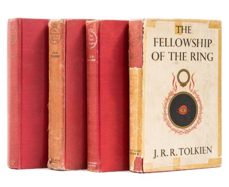 Tolkien (J.R.R.) [The Lord of the Rings], 3 vol., comprising The Fellowship of the Ring, first impression, contemporary ink g