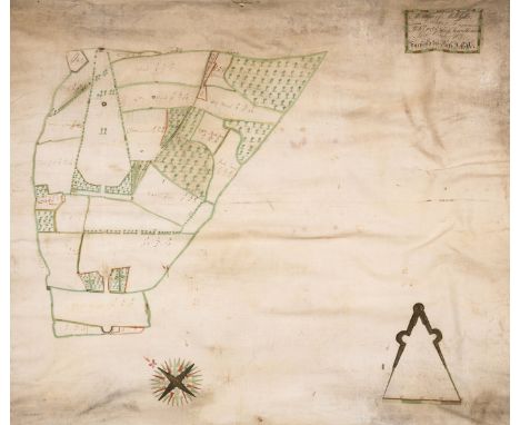 Wiltshire Estate Map.- Joliffe (Richard, Surveyor) A Mapp of Milkhills, Belonging to Robt. Eyre Esqr. of New-House, In the Co