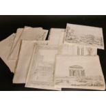Pinelli after Goldicutt, 'Antiquities of Sicily', a collection of etchings published 1819, 14" x 10"