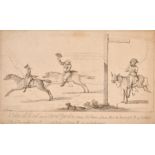 Thomas Rowlandson (1756-1827), 'Westminster Races, A Political Heat run in Covent Garden',
