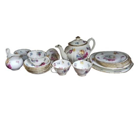VINTAGE FLORAL TEA SET 'NEW CHELSEA' 