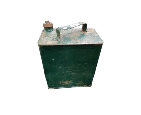 VINTAGE PRATTS PETROL CAN 
