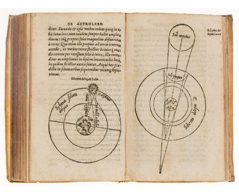 Gemma Frisius. De Astrolabo Catholico, first edition, title with woodcut device, woodcut illustrations, diagrams and full-pag