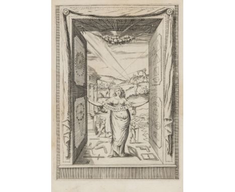 Cavalieri (Bonaventura) Trigonometria plana, et sphaerica, linearis &amp; logarithmica, first edition,  engraved frontispiece