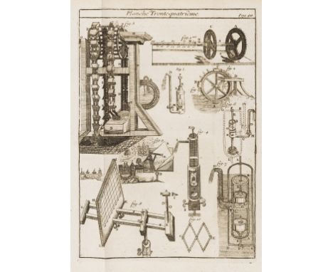 Bion (Nicolas) Traite de la Construction et des Principaux Usages des Instrumens de Mathematique, fourth edition, engraved al