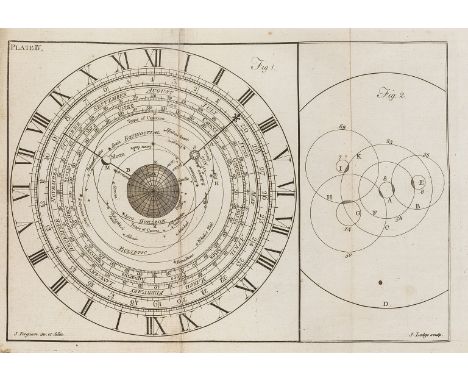 Horology.- Ferguson (James) Select Mechanical Exercises: Shewing how to construct different Clocks, Orreries and Sun-Dials on