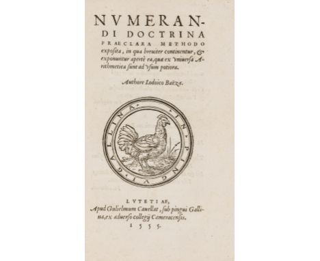 Baeza (Luis) Numerandi Doctrina Præclara Methodo Exposita, In Qua Breviter Continentur, &amp; Exponuntur Aperte Ea, Quae Ex U