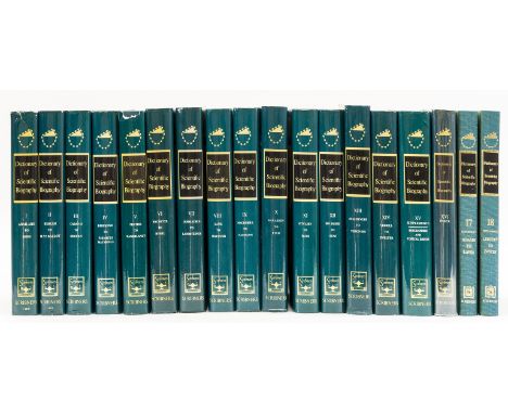 NO RESERVE Gillispie (Charles Coulston, editor) Dictionary of Scientific Biography, first edition, 18 vol. including suppleme