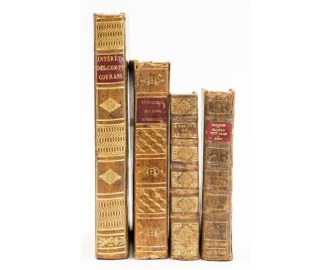 Blanquart Sept-fontaines (Louis Marie) Les Interets des Comptes Courans Tout Calulés, first edition, half-title, tables, cont