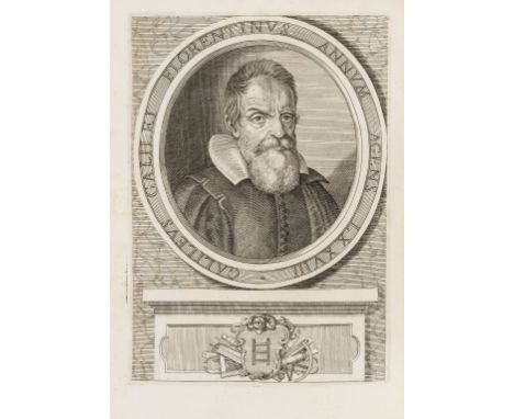 Galilei (Galileo) Opere, 3 vol., half-titles, vol.I with additional title printed in red &amp; black with engraved allegorica