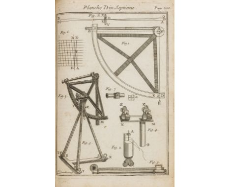 Bion (Nicolas) Traité de la Construction et des Principaux Usages des Instrumens de Mathematique, first edition, woodcut init