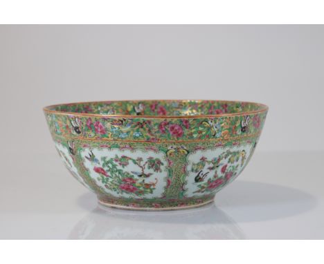  China canton porcelain basin 19th - Sizes: D 290 mm - Weight (K): 1,7kg - Condition: at first sight - good condition - no re