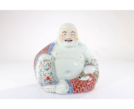  China - porcelain Buddha - 20th - Sizes: h270mm L260mm - Weight (K): 1,99kg - Condition: at first sight - good condition - n
