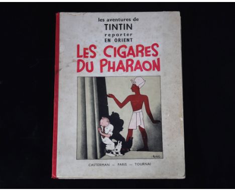  Tintin rare album first edition "cigars of the Pharaoh" from 1934 - Sizes: comics size - Weight (K): 0,1kg - Condition: Afte