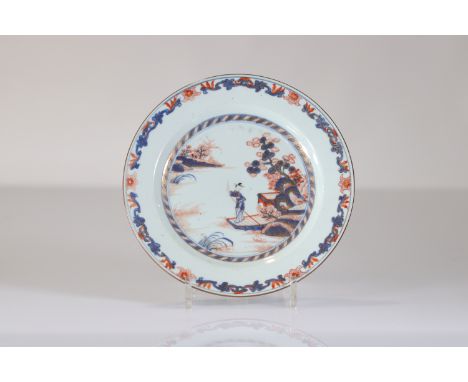  18th century porcelain plate - Sizes: D 228mm - Weight (K): 0,309kg - Condition: at first sight - good condition - no restor