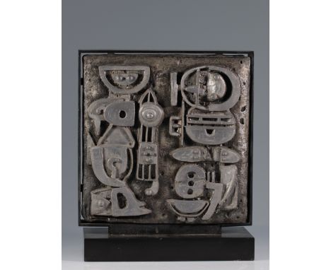  Remo MARTINI (1917-2002) double-sided sculpture - Sizes: H 500 mm L 400mm - Weight (K): 54,2kg - Condition: at first sight -