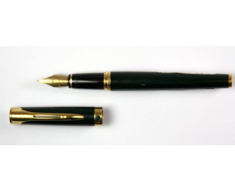 A Dupont blue enamel fibre tipped pen.