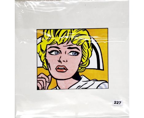 A Roy Lichtenstein (1923 - 1997, American) lithograph entitled "Nurse", limited edition of 1000, printed by Art, Basel, c. 19