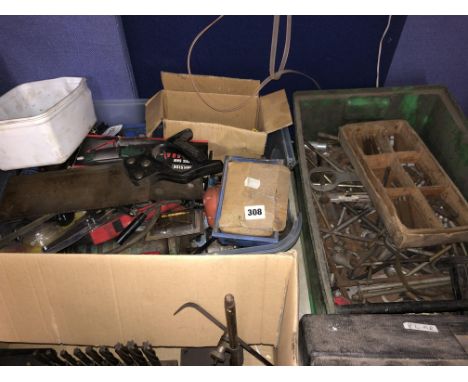 CARTON OF MISCELLANEOUS MIXED TOOLS AND ONE OTHER